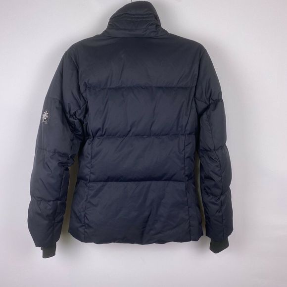 Columbia Black Puffer Down Feather Jacket Winter - Picture 8 of 8